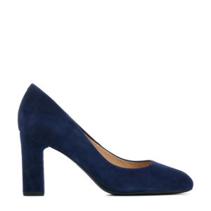 Umis Sue  suède pumps donkerblauw