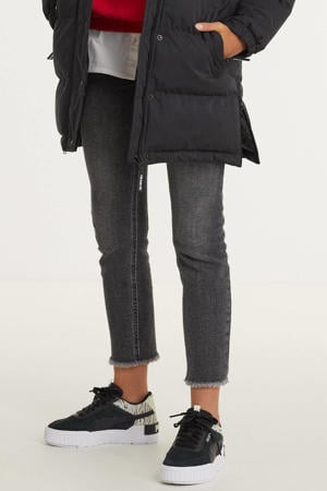 straight jeans regular waist grijs
