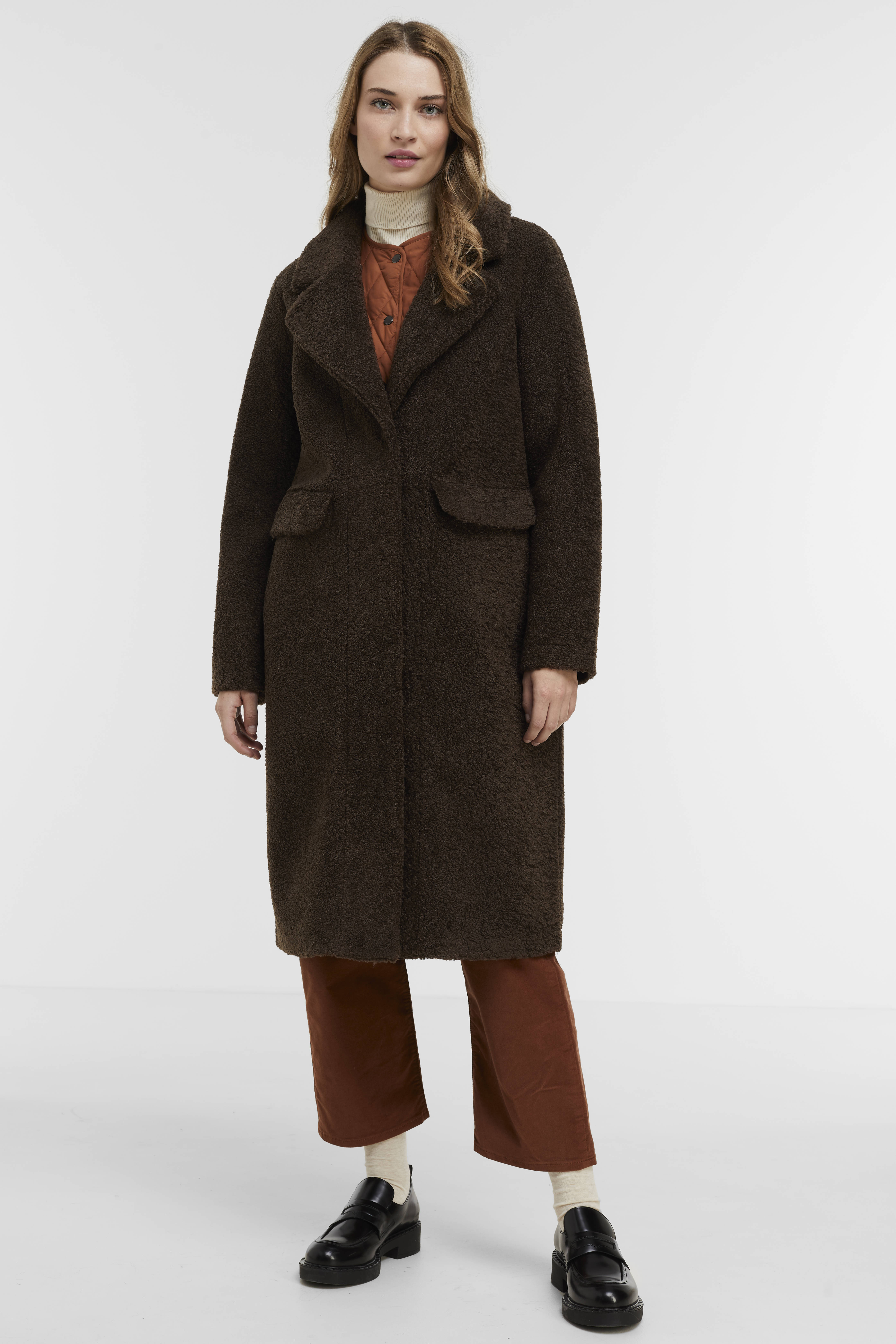 Goosecraft imitatieleren coat Midnight coat donkerbruin online kopen