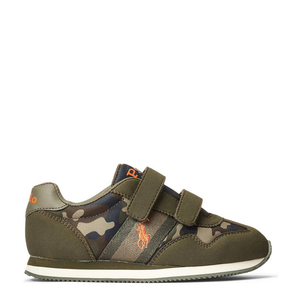POLO Ralph Lauren Kelland EZ sneakers met camouflageprint kaki, Kaki