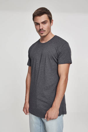 long-fit T-shirt charcoal