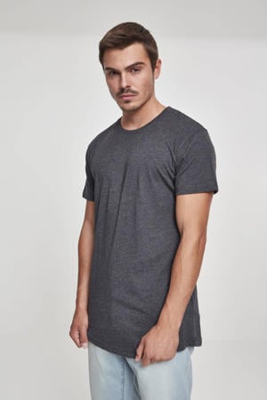 long-fit T-shirt charcoal