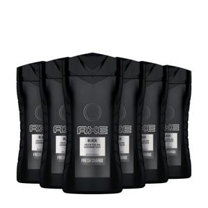 Black 3-in-1 douchegel - 6 x 250 ml - voordeelverpakking