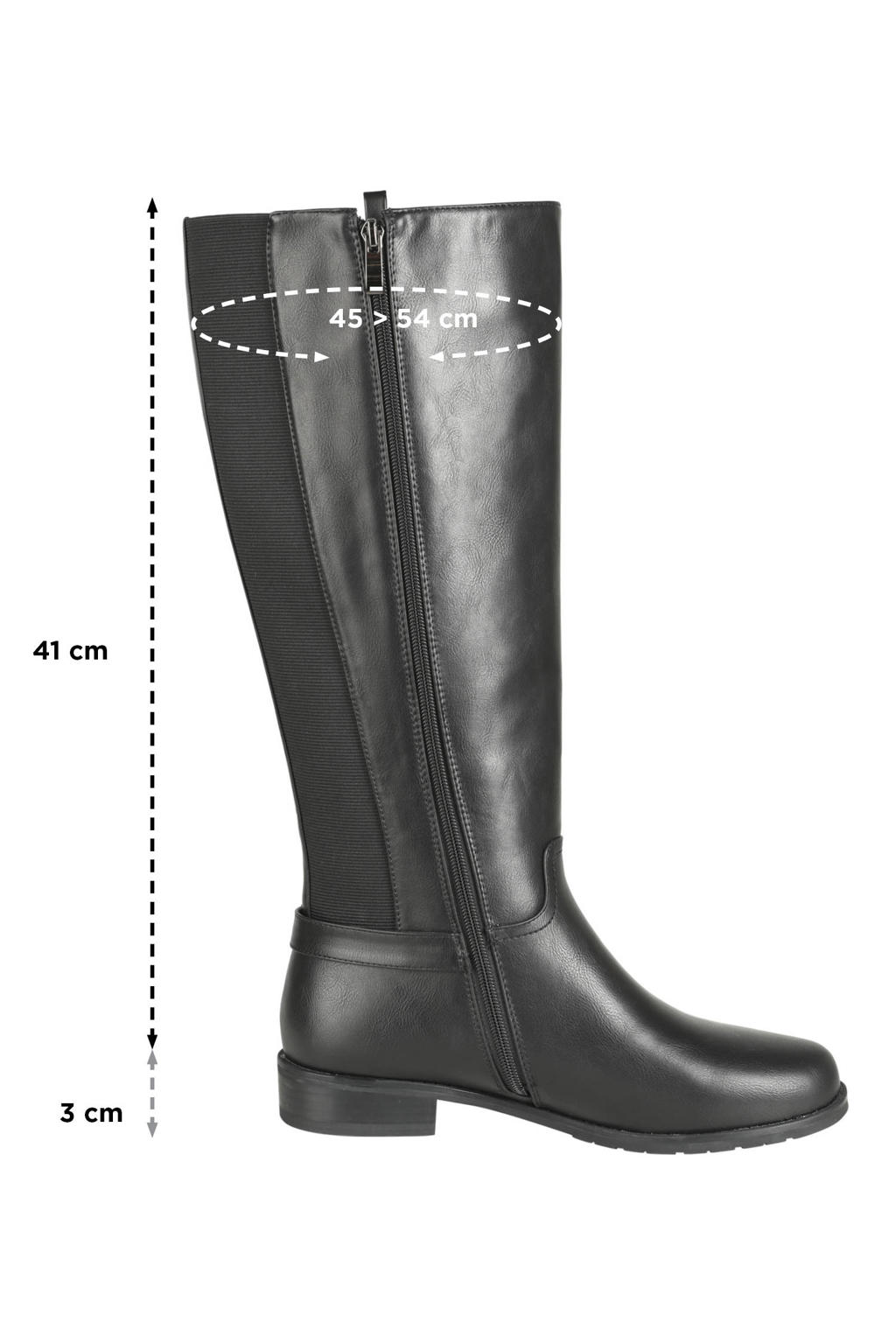 laarzen brede schacht paprika