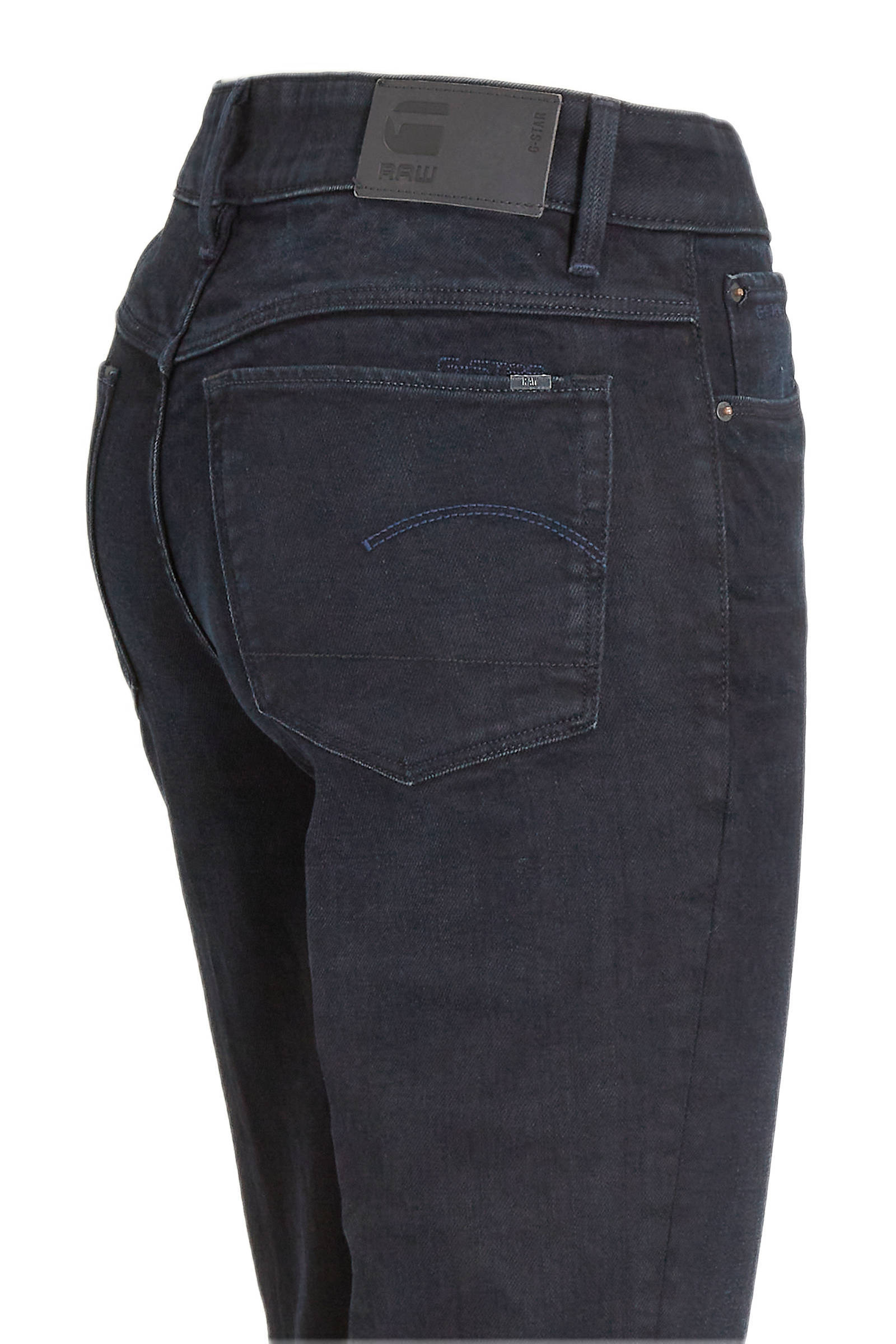 G-Star RAW 3301 high waist flared jeans worn in deep water | wehkamp