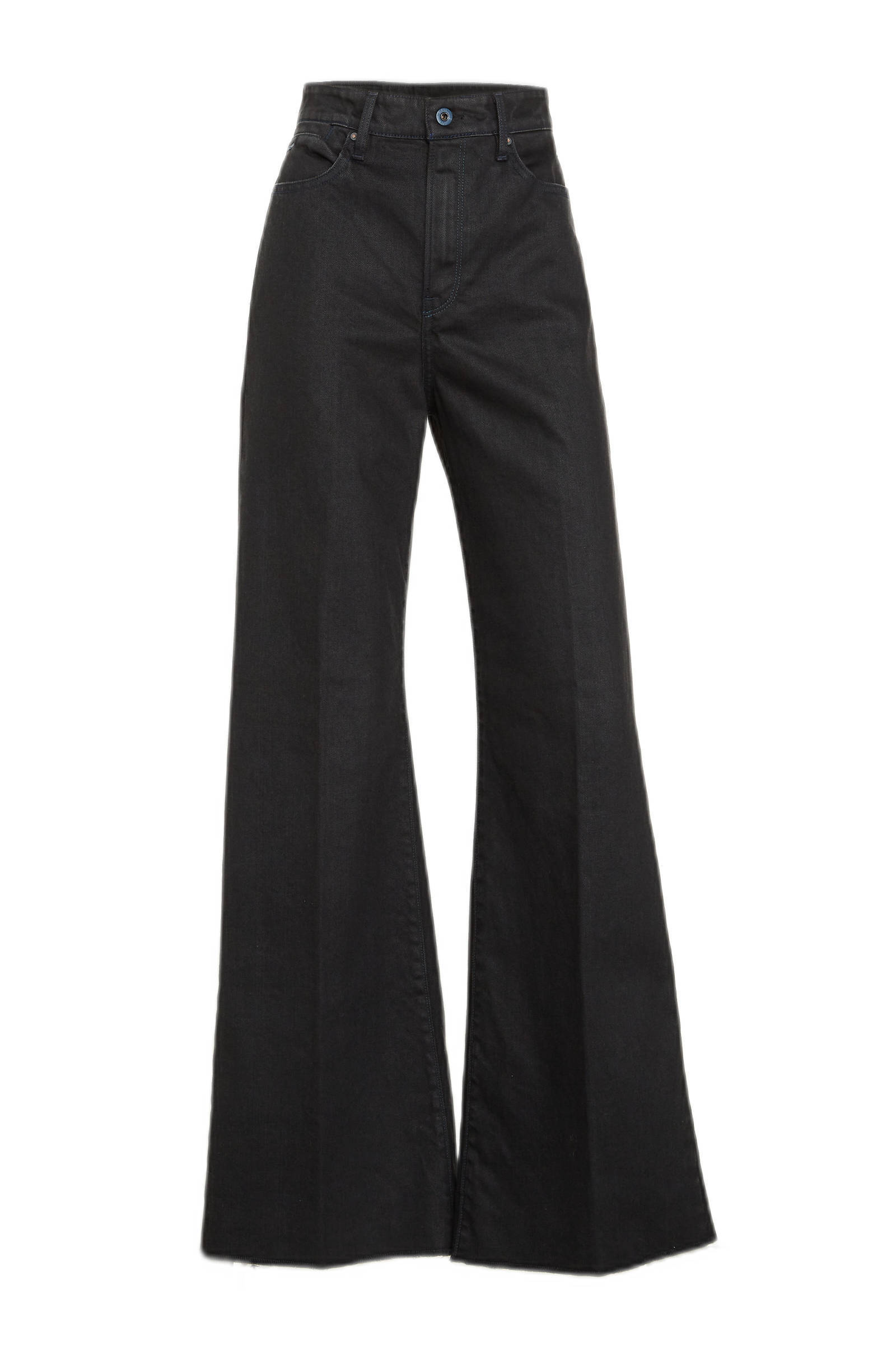 wide leg jean black