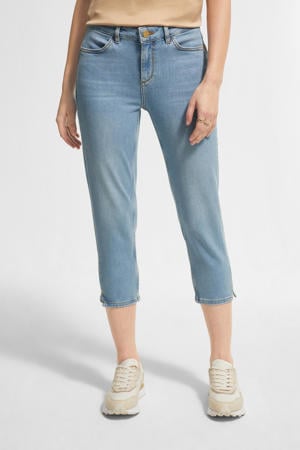 slim fit capri jeans blauw