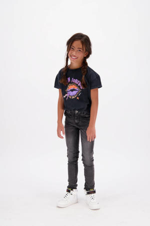 T-shirt Henna met printopdruk zwart