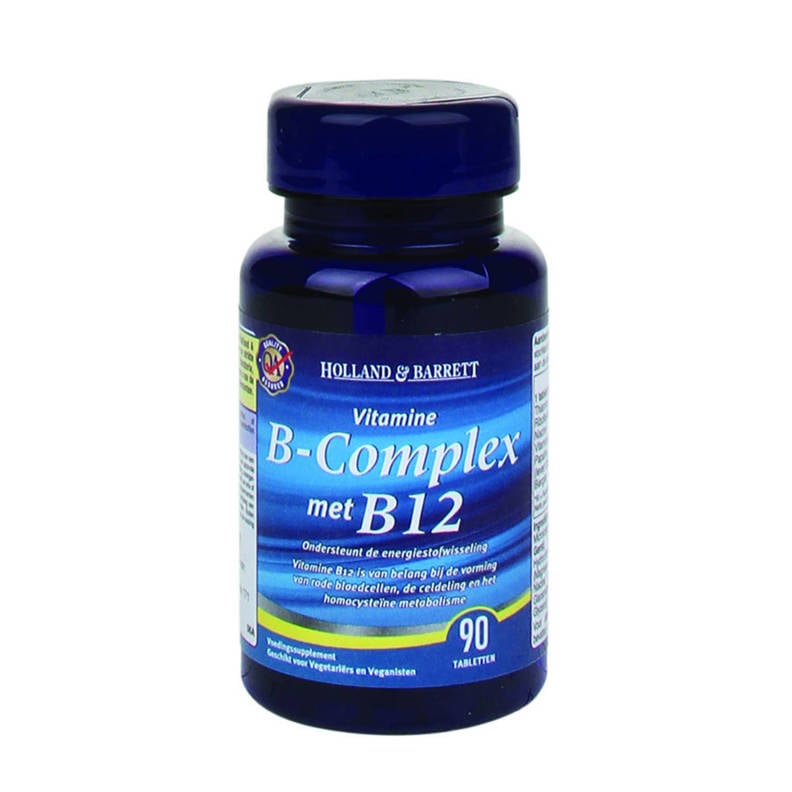 Holland & Barrett vitamine B complex+B12 25MCG 90 stuks wehkamp