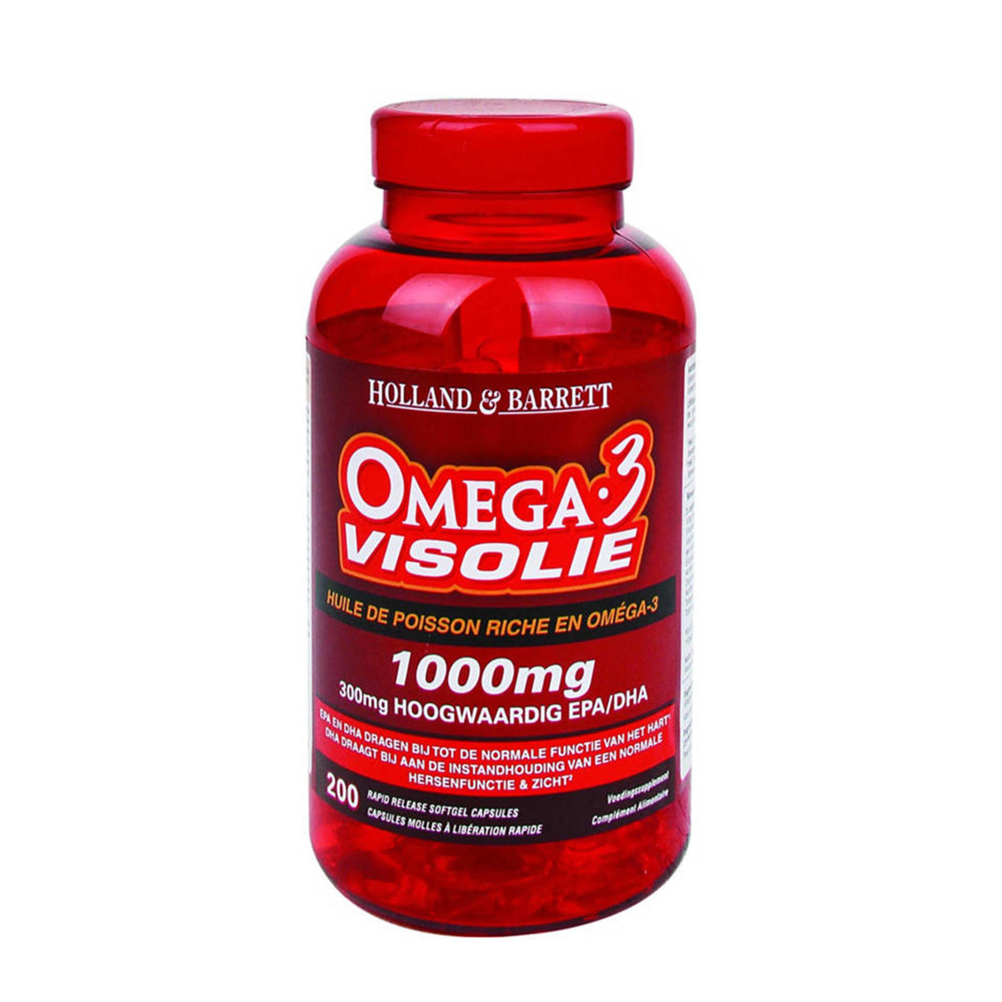 Holland & Barrett omega 3 1000MG 200 capsules wehkamp