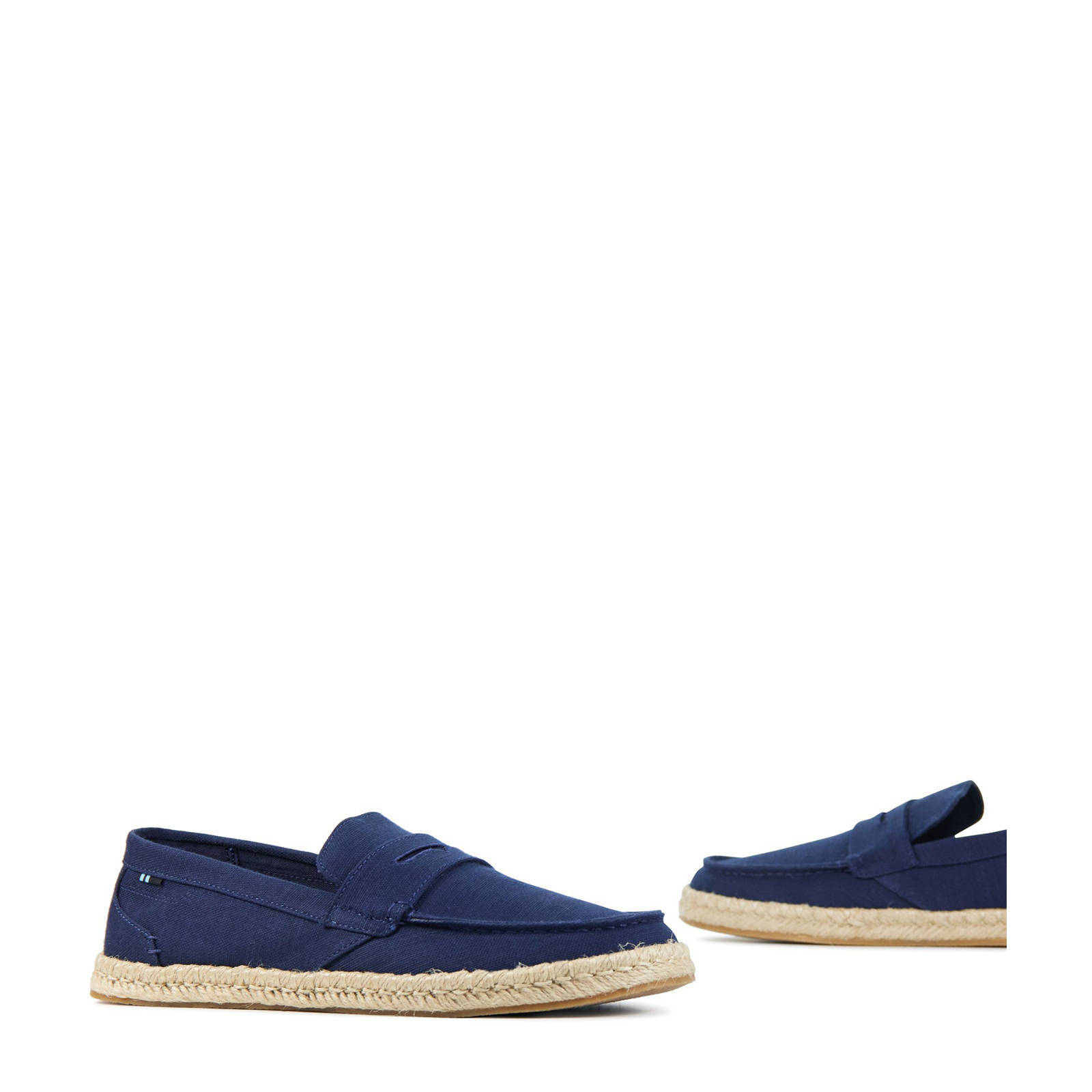 Toms Stanford Rope espadrilles blauw | wehkamp