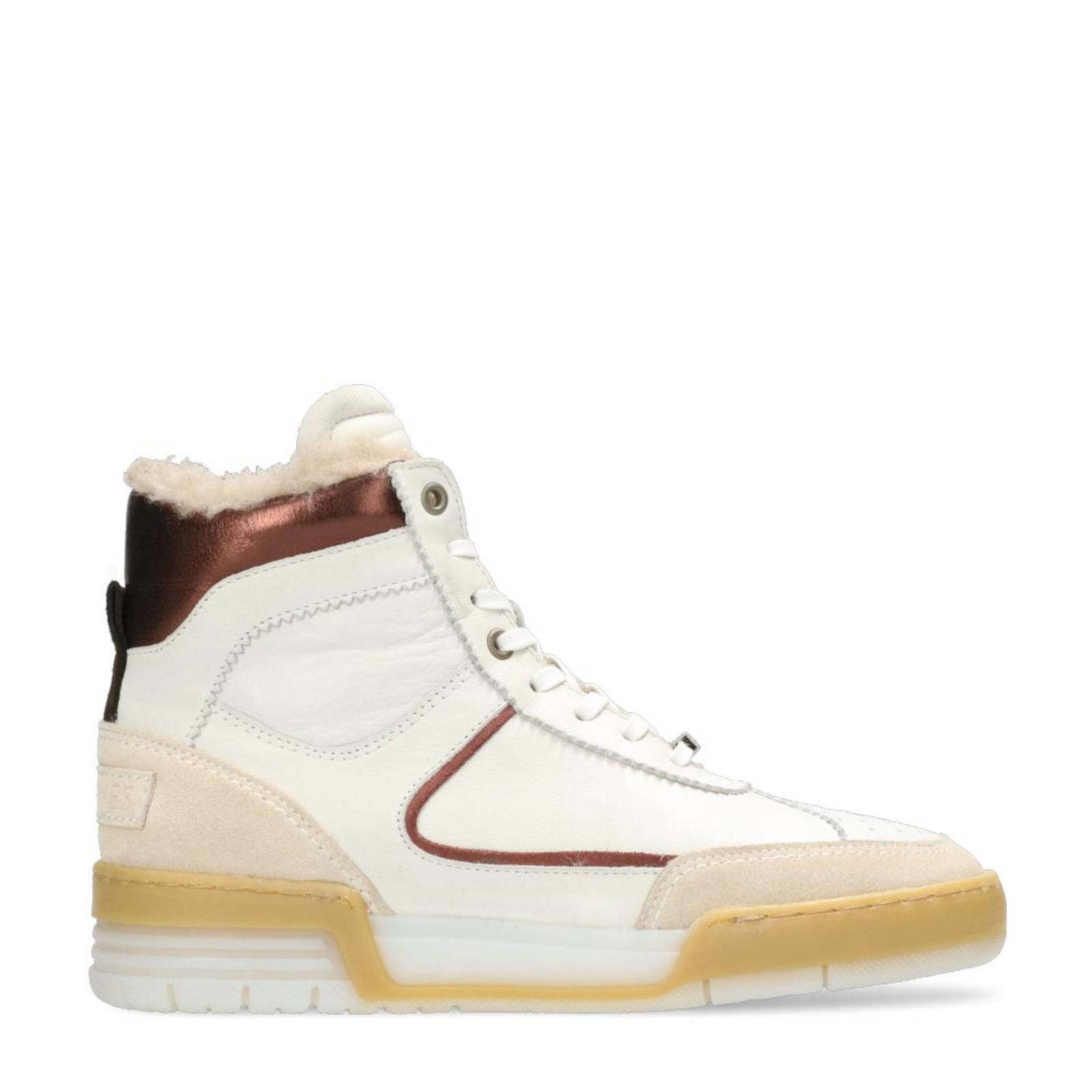 Prada gabardine hoge dames sneakers roze/wit - Vind je in Sneakerstad