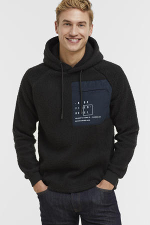 hoodie RRRyan met logo black