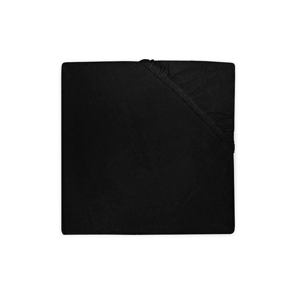 Jollein hoeslaken boxmatras 75x95cm zwart