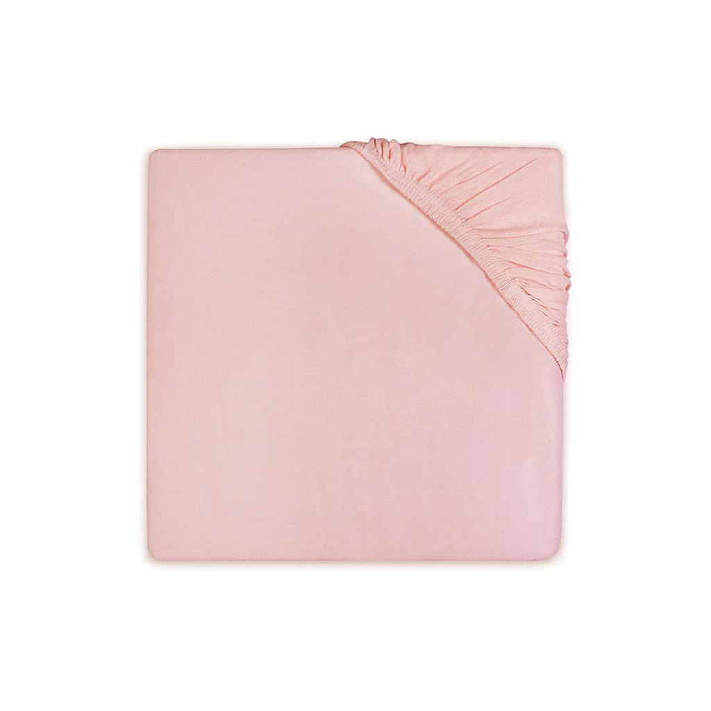 Jollein hoeslaken boxmatras 75x95cm soft pink