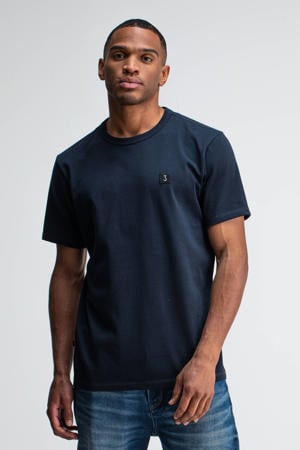 regular T-shirt donkerblauw