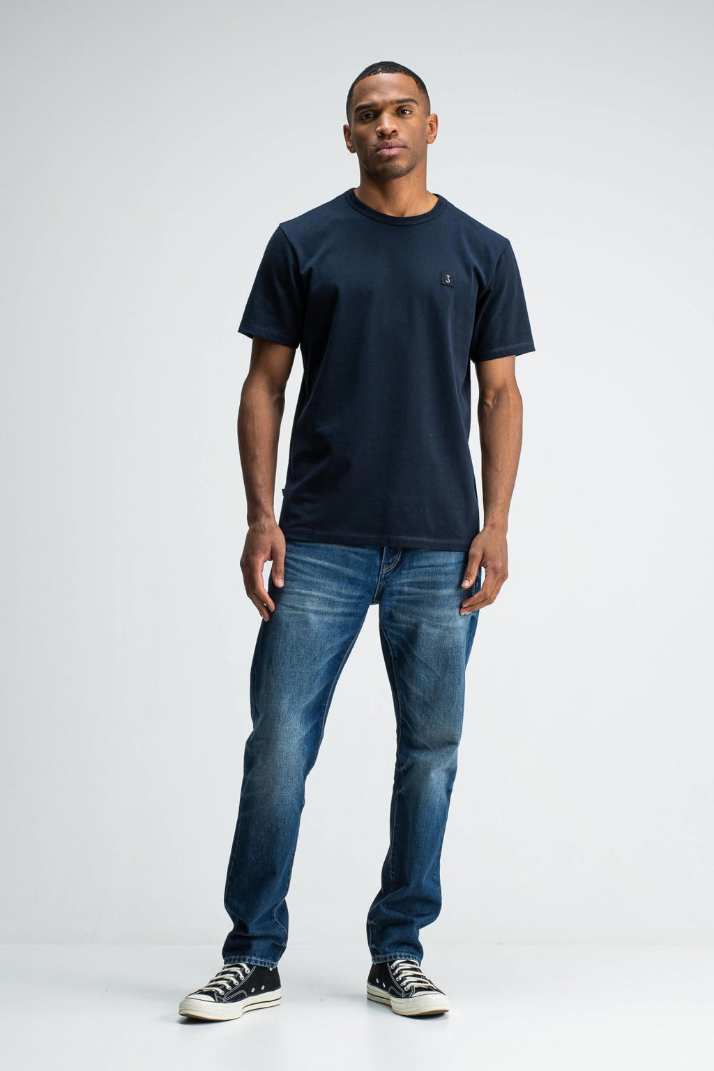 Butcher of Blue regular T-shirt donkerblauw