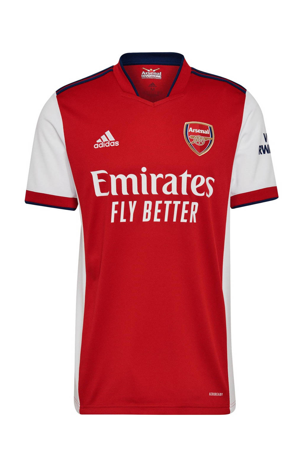 adidas Performance Senior Arsenal FC voetbalshirt thuis, Wit/rood