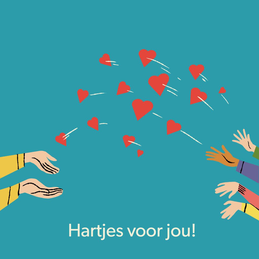 wehkamp Digitale Cadeaukaart hartjes voor jou 25 euro