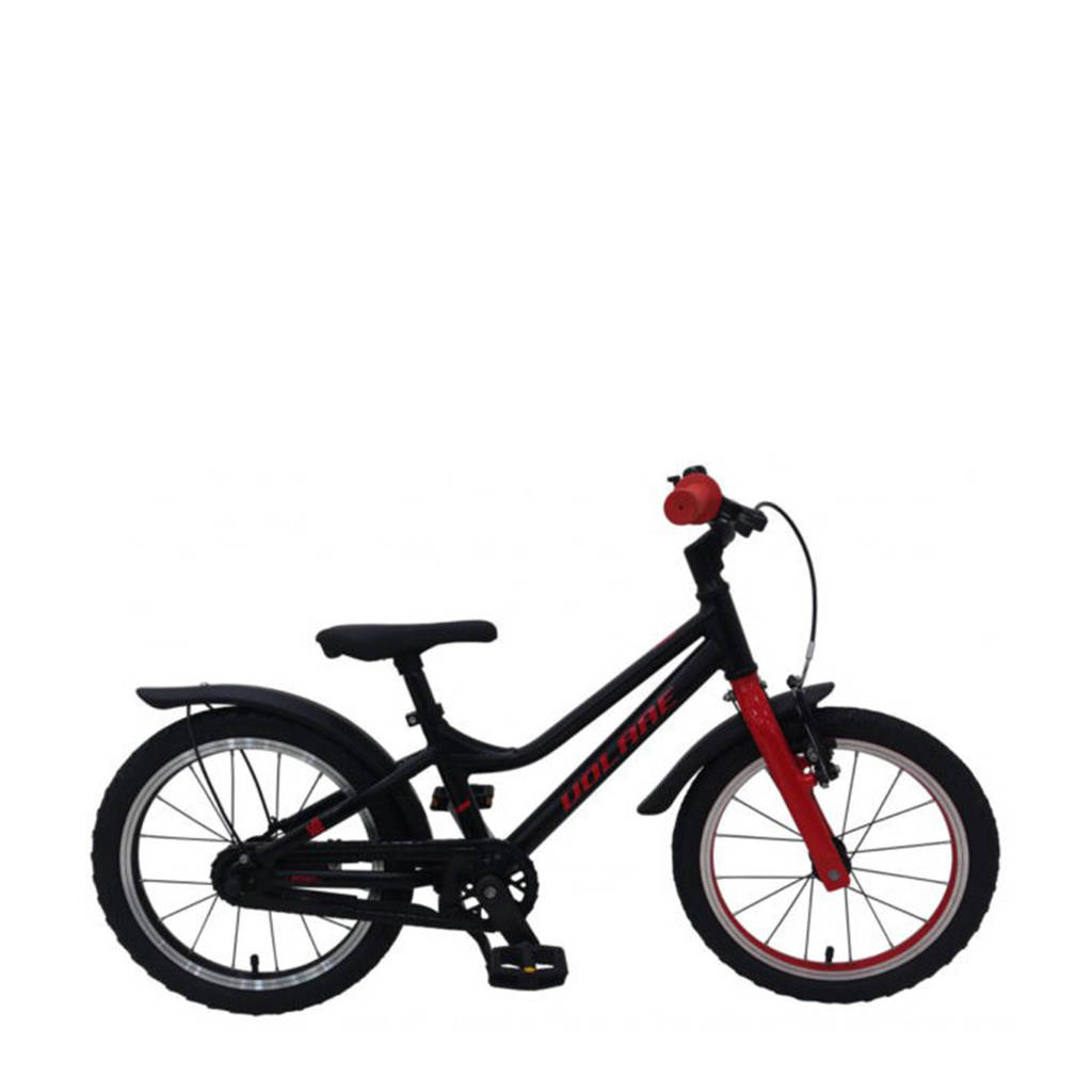 Volare Blaster kinderfiets 16 inch Zwart/ Rood, Zwart/ rood