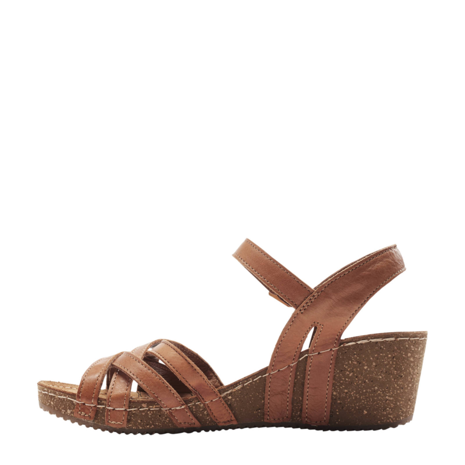 5th Avenue leren sleehakken cognac | wehkamp