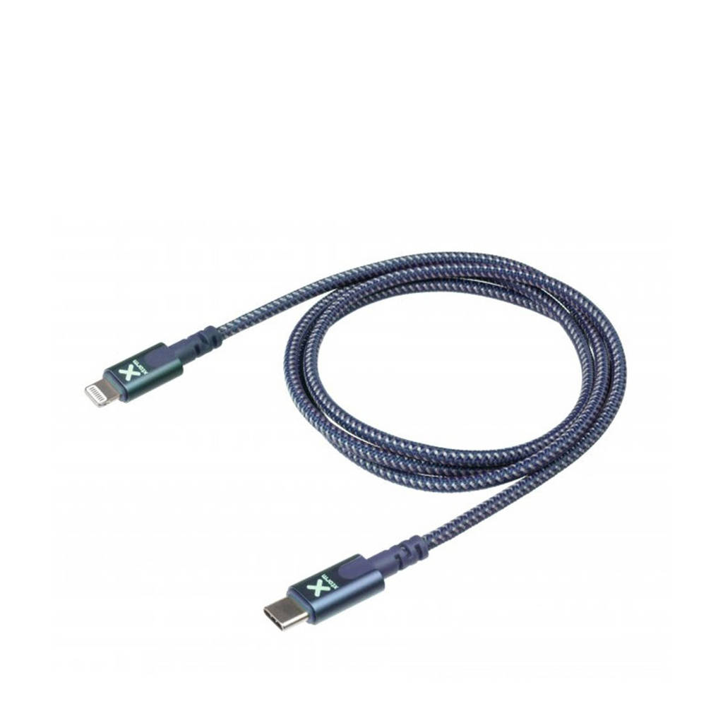 Xtorm telefoonkabel USB-C naar Lightning 1 meter (Blauw)