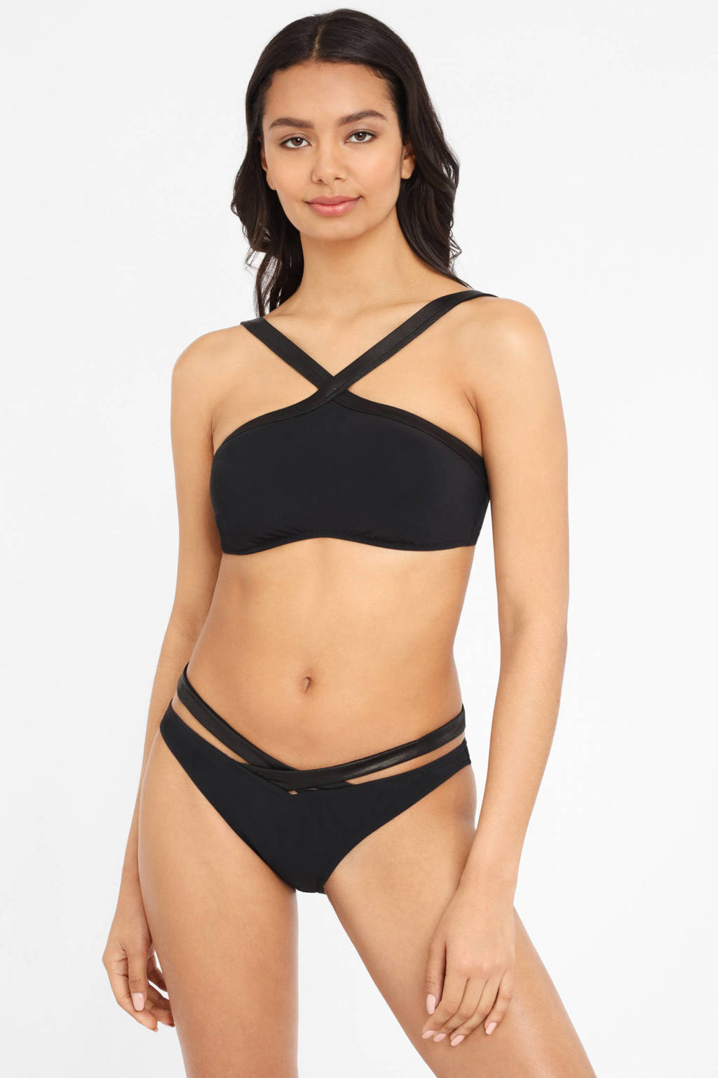 Lascana cut-out bikinibroekje zwart