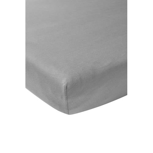 Meyco katoenen jersey hoeslaken 90x200 grijs afbeelding