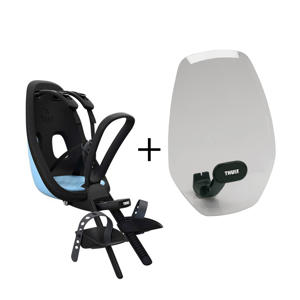 Thule Yepp  Nexxt Mini fietsstoeltje voor+windscherm, aquamarine