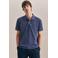 Seidensticker slim fit polo blauw