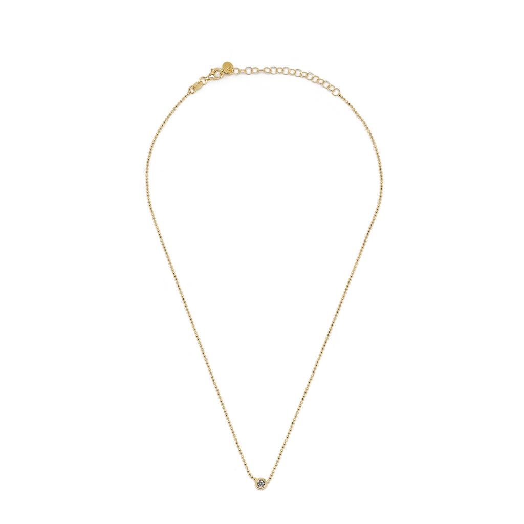 Abrazi gold plated ketting Dainty