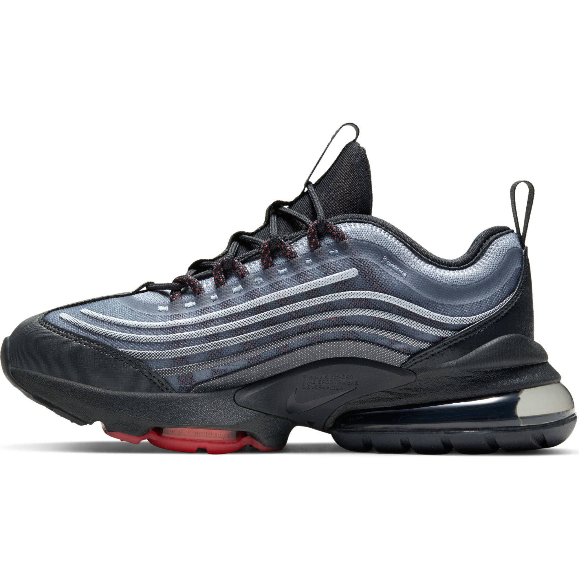 Nike Air Max ZM950 sneakers antraciet/grijs/rood | wehkamp