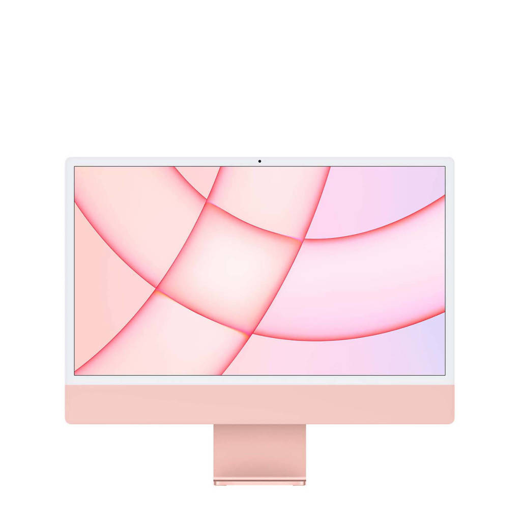 Apple "iMac Retina 4.5K 24"" (2021) 8GB/256GB 4-port (Zilver)", Roze, 512