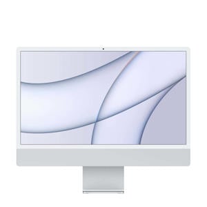 Wehkamp Apple "iMac Retina 4.5K 24"" (2021) 8GB/256GB 2-port (Zilver)" aanbieding
