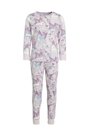 pyjama Adele met all over print paars/lila
