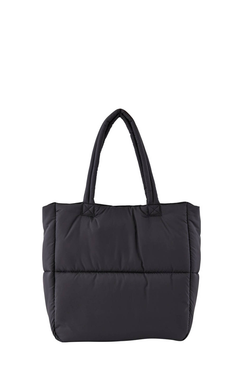 PIECES gewatteerde shopper PCFULLA zwart, Zwart