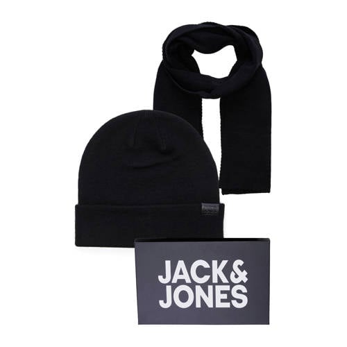 JACK & JONES giftbox JACJOLLY muts + sjaal zwart afbeelding