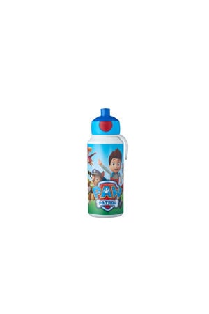 Mepal – waterfles pop-up Campus – 500 ml – blauw – drinkfles kinderen – zicht op inhoud – BPA vrij