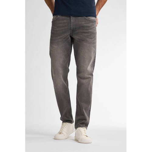 Petrol Industries regular tapered fit jeans RUSSEL met riem grey afbeelding
