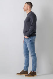 thumbnail: Petrol Industries regular tapered fit jeans RUSSEL met riem light used