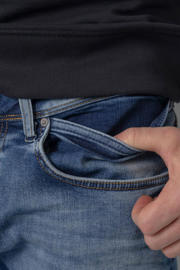thumbnail: Petrol Industries regular tapered fit jeans RUSSEL met riem light used