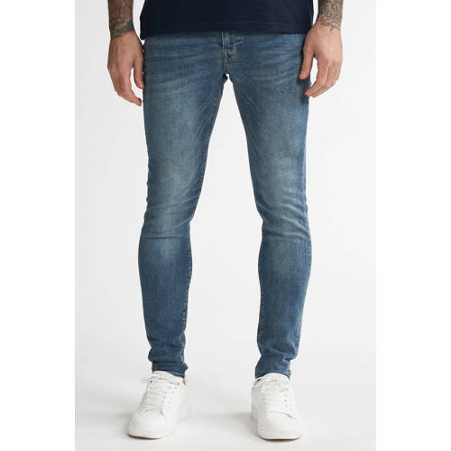 Petrol Industries skinny jeans NASH met riem medium used afbeelding