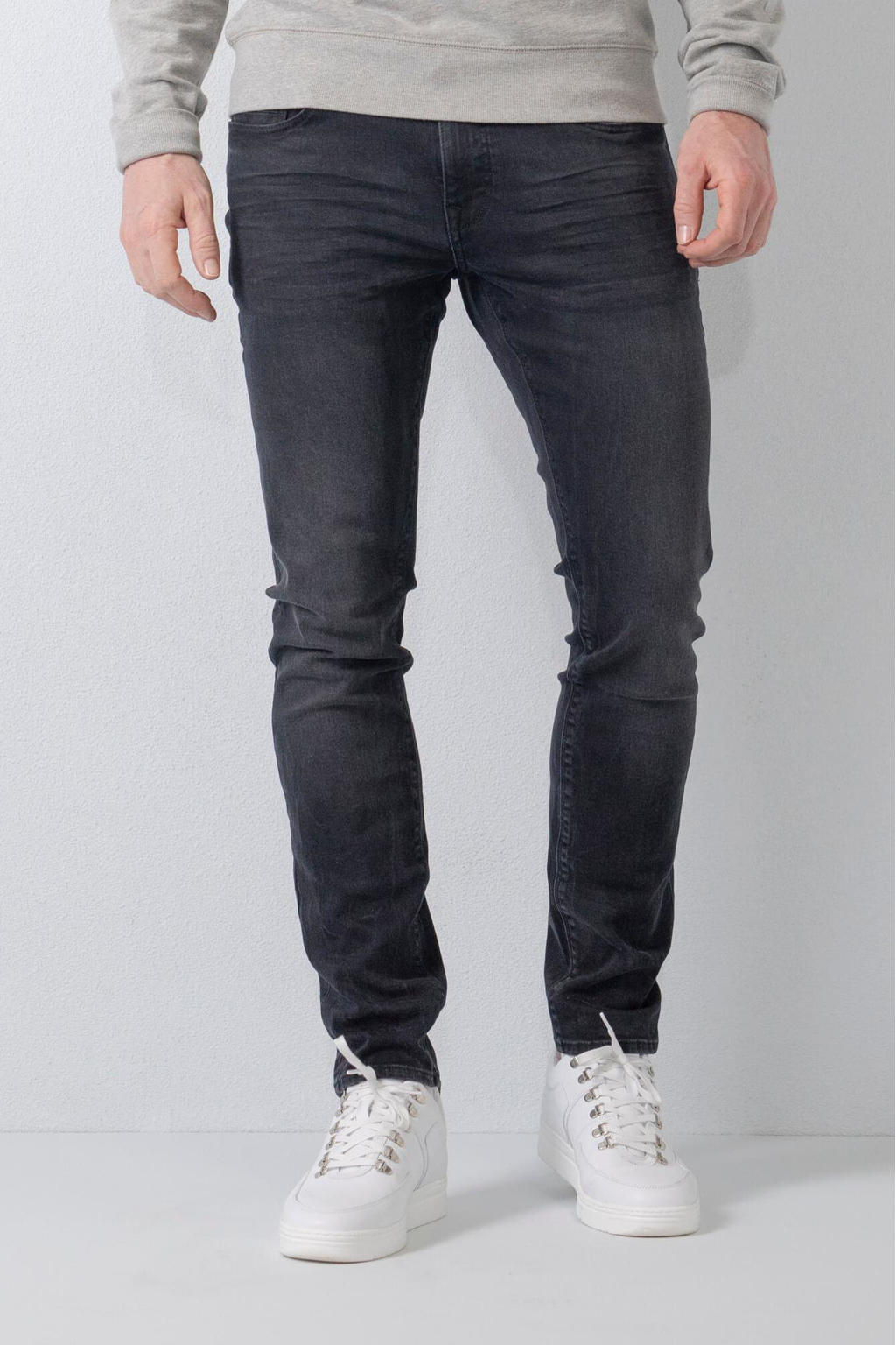 Petrol Industries skinny jeans NASH met riem 9702 black