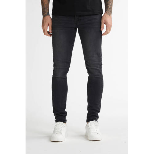 Petrol Industries skinny jeans NASH met riem black afbeelding