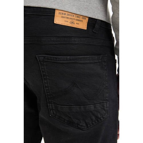 Petrol Industries regular tapered fit jeans RUSSEL met riem black stone afbeelding