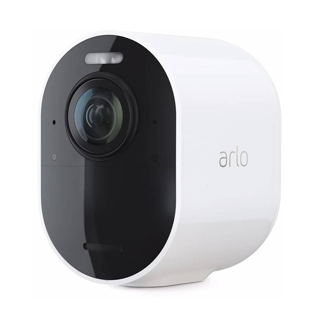 Arlo Ultra 2 Add-On draadloze beveiligingscamera (1-pack), Wit, zwart