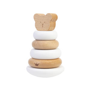  Wooden Wobbly Stacker Bear