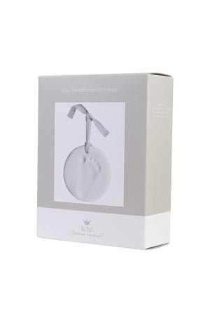Clay hand/footprint hanger