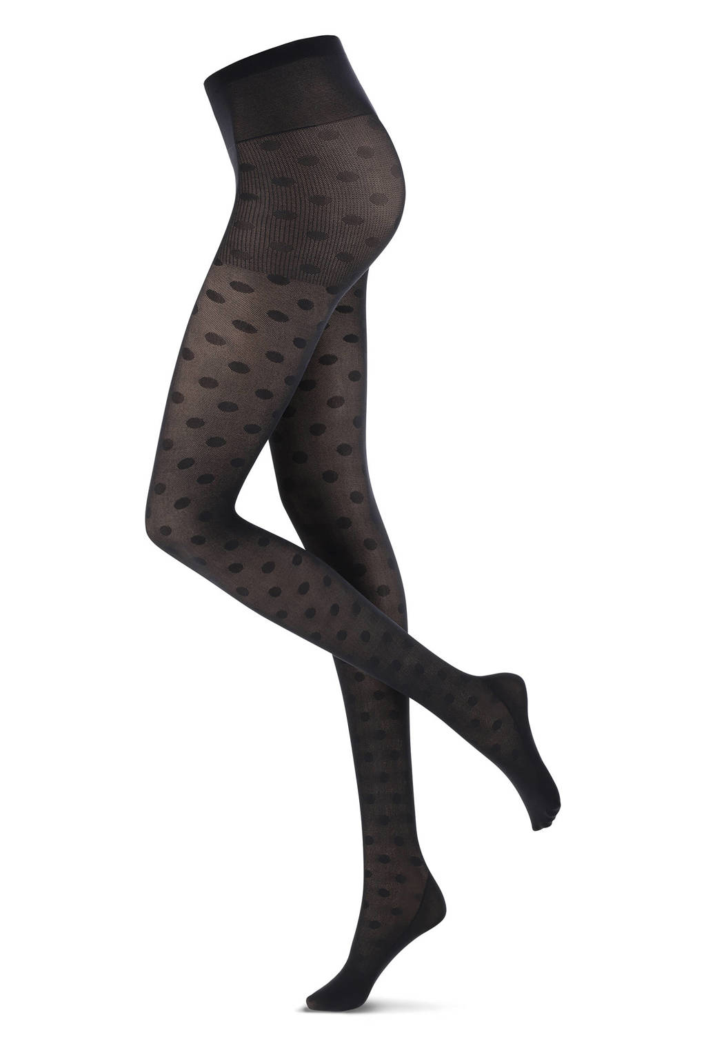 Oroblu panty Black Dot 40 denier zwart, Zwart