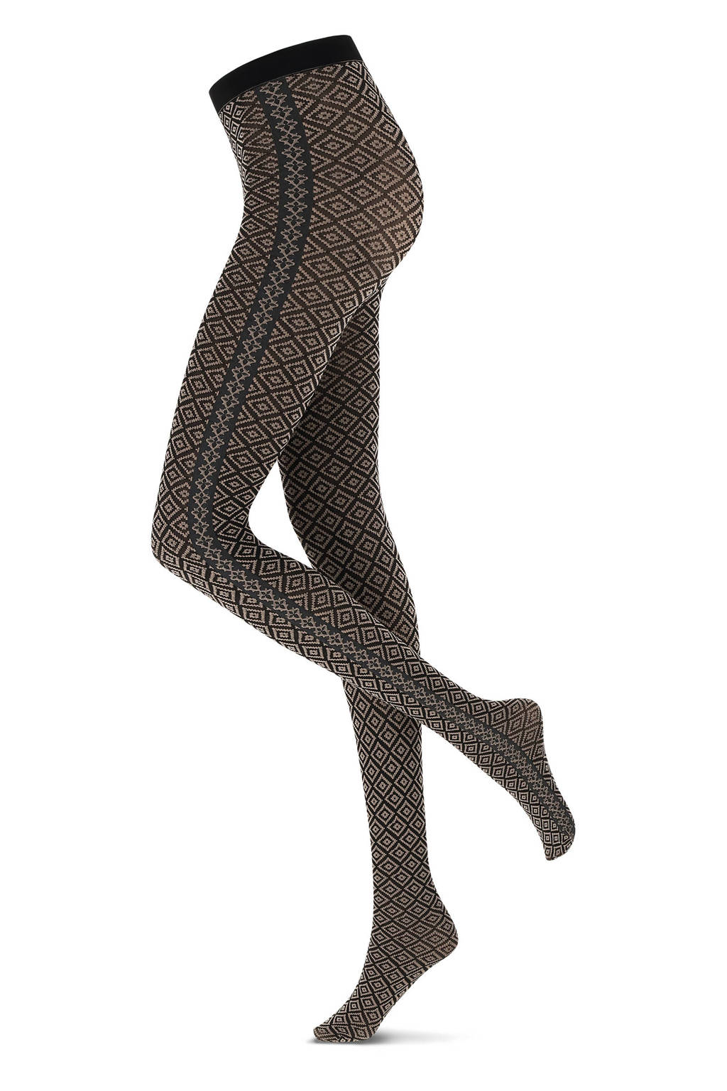 Oroblu panty I Love Italy 60 denier zwart/grijs, Zwart/grijs